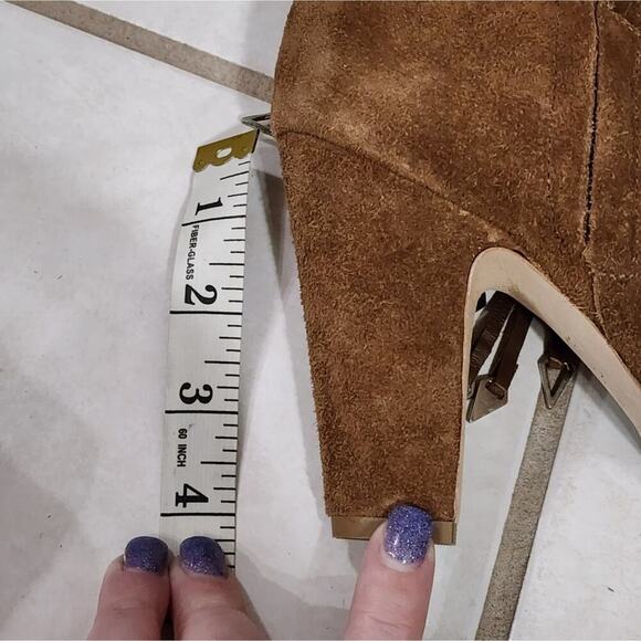 Matisse x Kate Bosworth Emma Suede Side Zip and Tassels Women's Booties size 8.5 - Picture 10 of 10